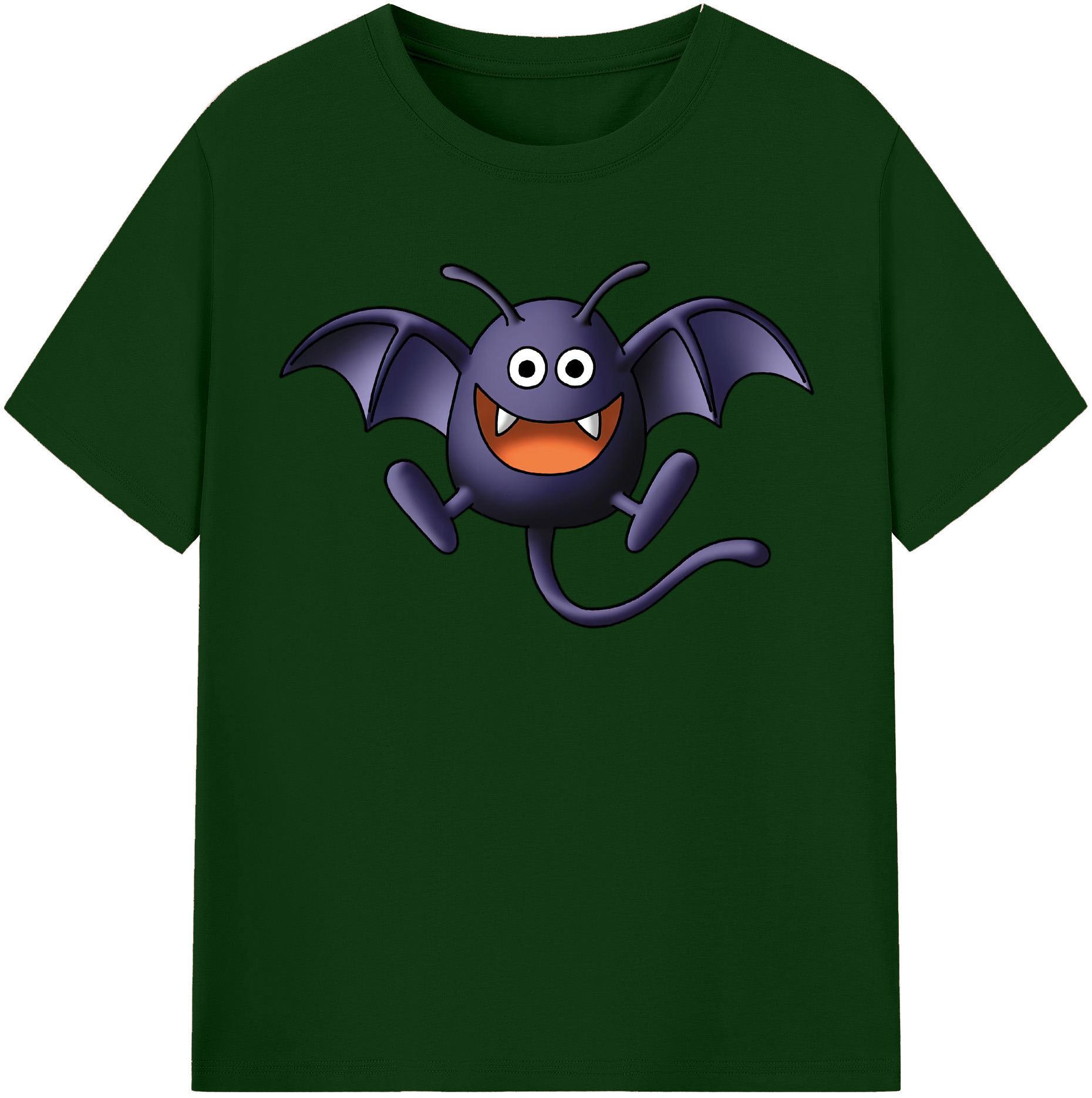 （画像用） ドラゴンクエスト Doragon Kuesuto Dragon Quest 綿100％半袖Tシャツ（フロントプリント）
